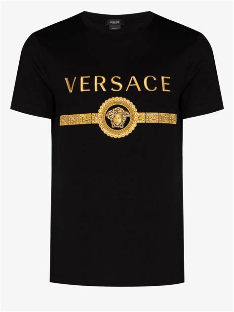 t shirt versace collection homme|farfetch versace t shirt.